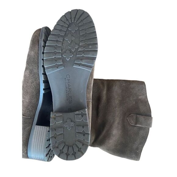 Charles by Charles David Womens Brown Suede Western Cowboy Boots Size 8.5 - Picture 8 of 8